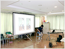 予防体操の実演