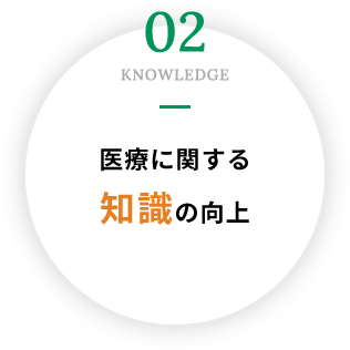 02医療に関する知識の向上