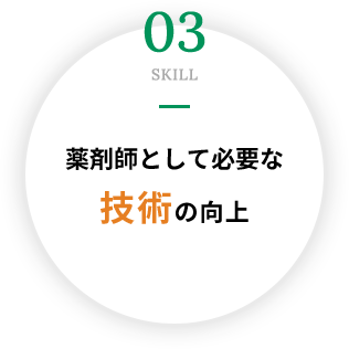 03薬剤師として必要な技術の向上