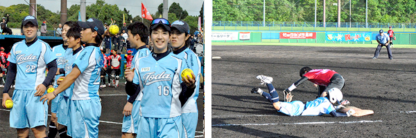 日本女子ソフトボールリーグ　第2節　鹿児島大会　5月9日(土)