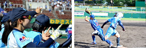 日本女子ソフトボールリーグ　第6節　京都大会　6月6日(土)