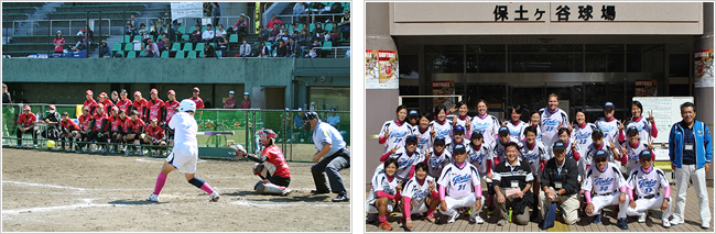 日本女子ソフトボールリーグ　第10節　保土ヶ谷大会　10月12（月）